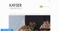 Desktop Screenshot of kayserceramics.com