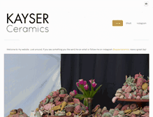 Tablet Screenshot of kayserceramics.com